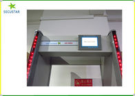 33 Algılama Bölgesi Kapısı Metal Dedektörü LCD Ekranlı Alüminyum Ekranı Tedarikçi