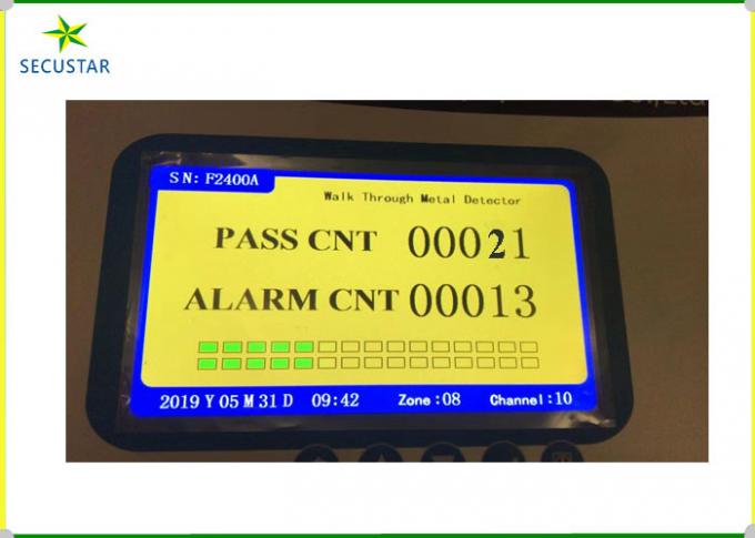 Güvenlik Alarm Archway Metal Dedektörü Okul Kapısı Girişi için 7 İnç LCD Monitör 1